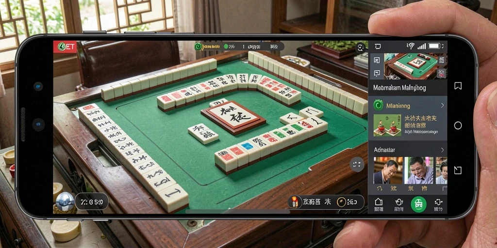 Tampilan gameplay Mahjong yang seru dan menantang di 9ET.