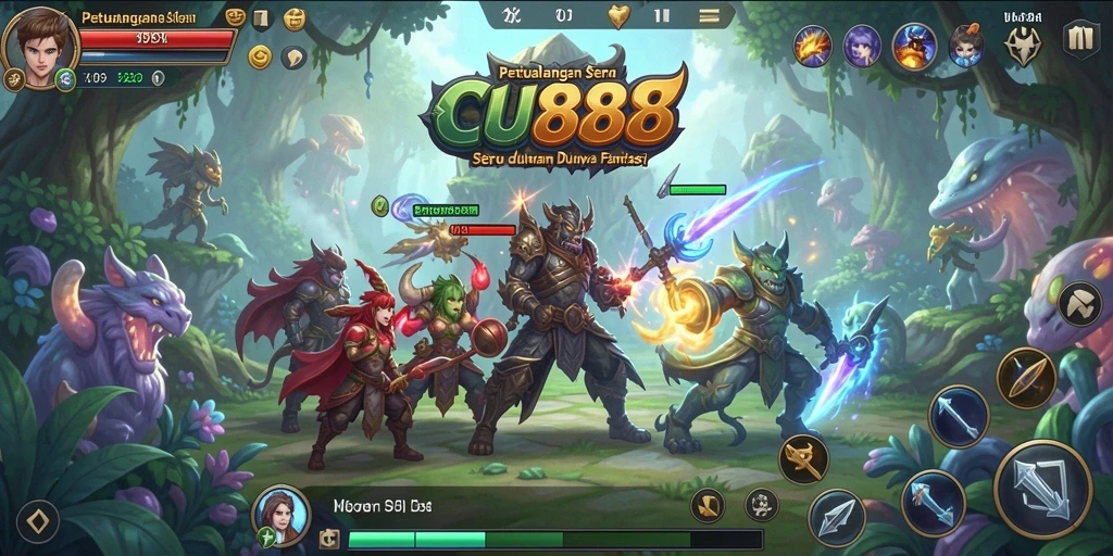 Gameplay CU888 yang menegangkan dan penuh eksplorasi petualangan.
