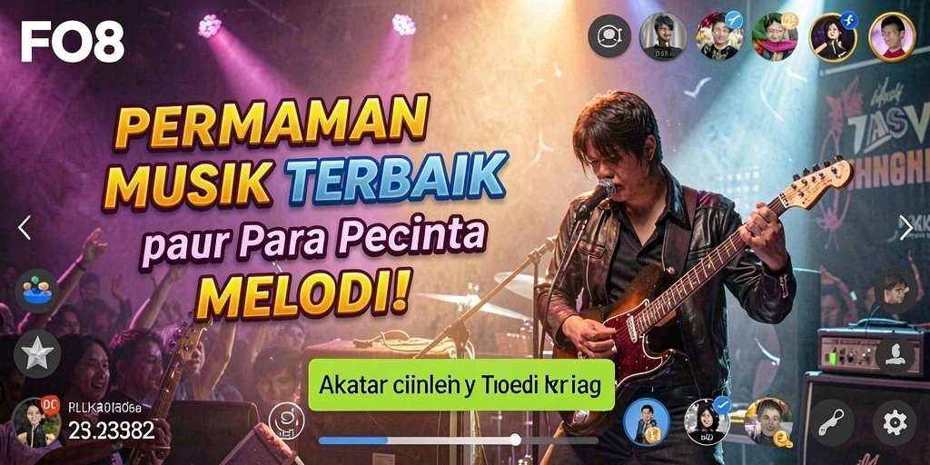 Tampilan gameplay FO8 yang seru dan interaktif di layar.