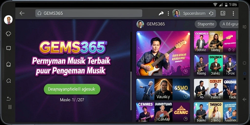 Tampilan gameplay GEMS365 yang menarik dan interaktif.