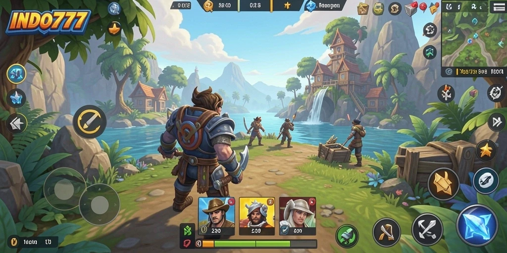 Tampilan gameplay menakjubkan di dunia terbuka INDO777.