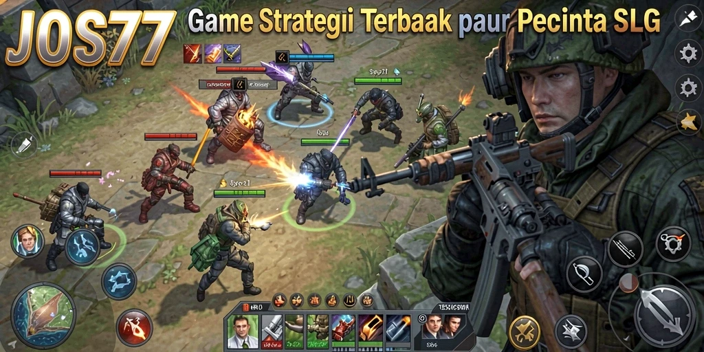 Tangkapan layar utama dari gameplay menegangkan di JOS77.
