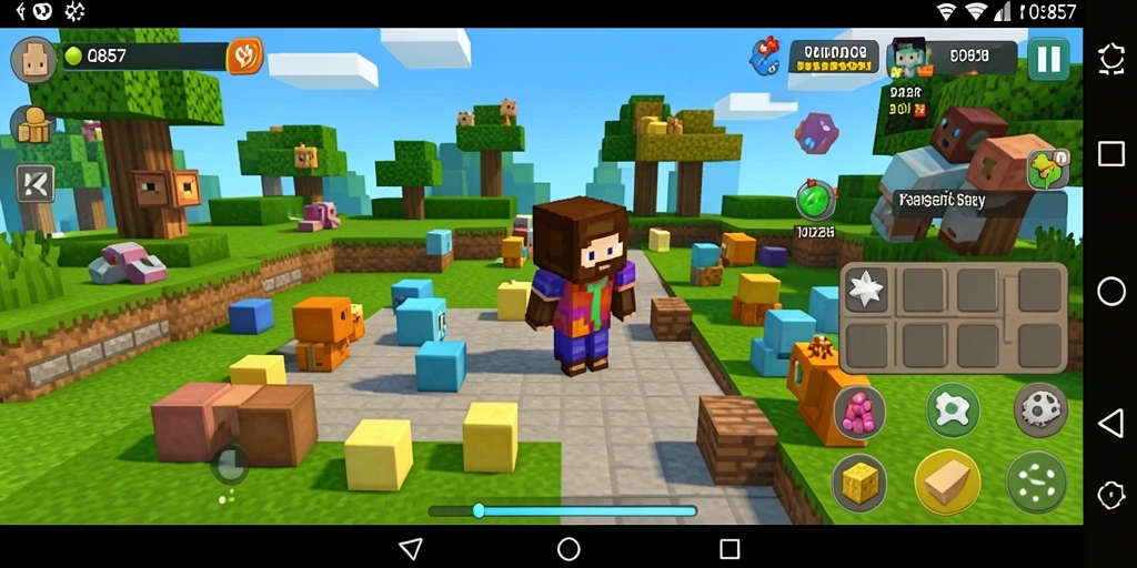 Screenshot KO857 menampilkan gameplay Puzzle yang menegangkan.