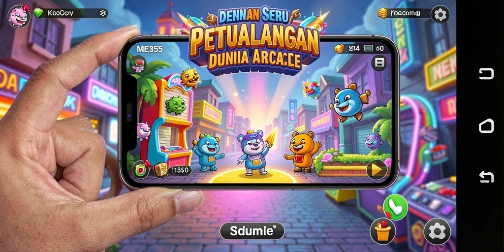 Tampilan menarik dari gameplay ME355 yang seru dan menantang.