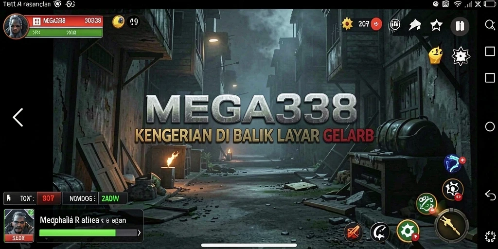 Gameplay menakutkan dengan suasana yang mencekam di MEGA338.