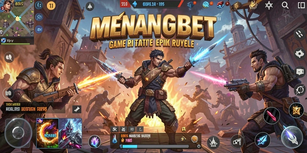 Tampilkan gameplay seru dan mendebarkan dari MENANGBET Battle Royale.