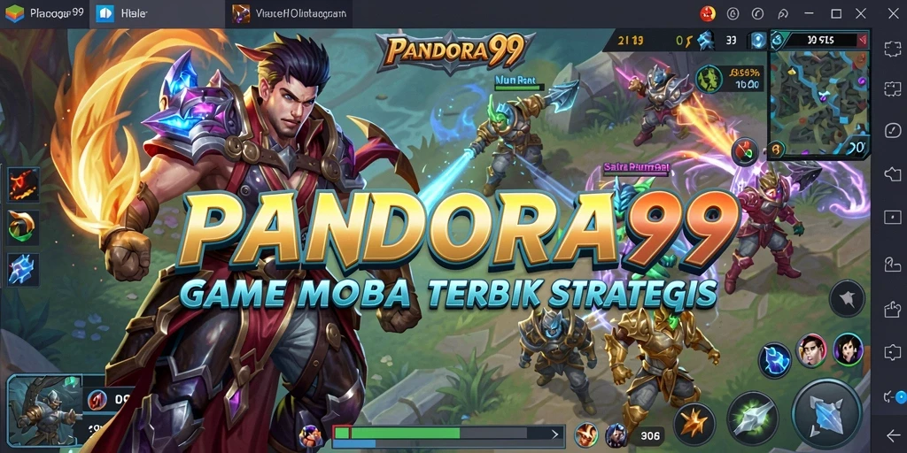 Tampilan gameplay menarik dalam PANDORA99 dengan pertempuran intens.